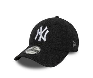 New Era NY Yankees 9FORTY Meltonwolle Cap Schwarz EUOS