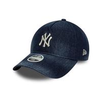 New Era NY Yankees 9TWENTY Denim A-Frame Cap Navy Wmns EUOS