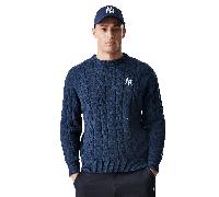 New Era NY Yankees Cable Knit Sweater Navy EUXXL