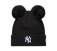 New Era Damen Double Bobble Wintermütze NY Yankees schwarz