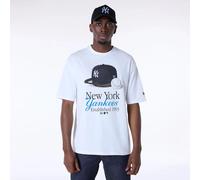 NEW ERA NY Yankees MLB Script T-Shirt - Weiß, XXL
