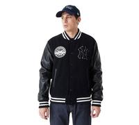 New Era NY Yankees MLB Varsity Jacket | Leichte Jacken für Herren | Schwarz XL