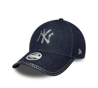 New Era NY Yankees Sequin 9FORTY Cap Blau Wmns EUOS