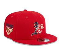 New Era Oakland Athletics 9FIFTY 4th of Juli Stars and Stripes Snapback Cap Adjustable Hat Red