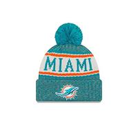 New Era ONF18 Sport Knit Bommelmütze Miami Dolphins Türkis, Size:ONE Size