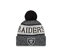 New Era ONF18 Sport Knit Bommelmütze Oakland Raiders Schwarz