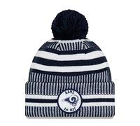 New Era ONF19 Sport Knit Mütze LOS Angeles RAMS Blau Weiß, Size:ONE Size