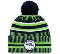 New Era ONF19 Sport Knit Mütze Seattle Seahawks Grün Blau, Size:ONE Size