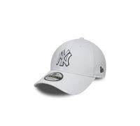 New Era 9Forty Strap Cap - Outline New York Yankees weiß