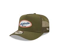 New Era Oval State California Olive A-Frame Adjustable Trucker Cap - One-Size