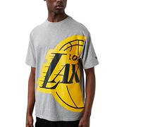 New Era Oversized Shirt - Half Logo Los Angeles Lakers - L