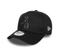New Era Patch 9Forty Adjustable Cap Chicago White SOX Schwarz, Size:OneSize