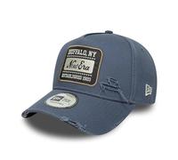 New Era Patch Distressed 9Forty E-Frame Cap Dunkelblau - One-Size