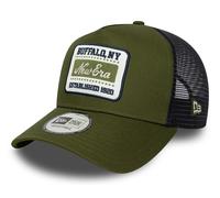 New Era Patch Trucker Cap Dunkelgrün - one size