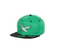 New Era Philadelphia Eagles NFL Two Tone Grün Schwarz Verstellbare 9Fifty Original Fit Snapback Cap - One-Size