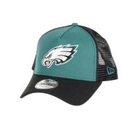 New Era Philadelphia Eagles NFL Two Tone Grün Schwarz Verstellbare 9Forty A-Frame Trucker Cap - One-Size