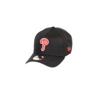 New Era Philadelphia Phillies MLB Black Coloured Team Logo Red 9Forty A-Frame Snapback Cap - One-Size