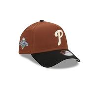 New Era Philadelphia Phillies MLB Harvest World Series 2008 Brown Black 9Forty A-Frame Snapback Cap - One-Size