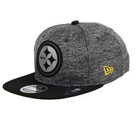 New Era Pittsburgh Steelers NFL Grey Collection 9Fifty Snapback Cap - S-M (6 3/8-7 1/4)