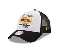New Era Pizza Food Pack White Black A-Frame Adjustable Trucker Cap