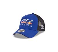 New Era Red Bull Energy WEAR, ORBR E-Frame Trucker Cap, Offizieller Fanartikel, Blau-Schwarze Cap mit Oracle Red Bull Racing Logo, Baumwoll-Polyester-Mix