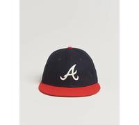 New Era Retro Crown 9Fifty Melton Wool Cap Atlanta Braves Blau M/L