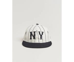 New Era Retro Crown 9Fifty Melton Wool Cap New York Yankees Stripe Weiß S/M