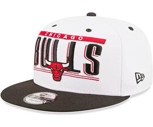 New Era Retro Title 9Fifty Cap Chicago Bulls White - S-M