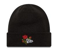 New Era Rose Icon Cuff Knit Beanie Hat 60580728, Unisex beannies, Black, OSFM EU