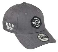 New Era Rubber Hex Patch Graphite 9Forty Adjustable Cap - One-Size