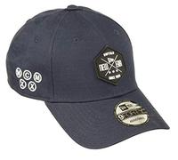 New Era Rubber Hex Patch Navy 9Forty Adjustable Cap - One-Size