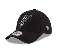 New Era San Antonio Spurs 9forty Verstellbare Kappe, The League, Schwarz, Einheitsgröße