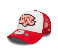 New Era San Francisco 49ers Cap Truckerkappe verstellbar American Football NFL weiß rot - One-Size