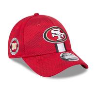 New Era San Francisco 49ers NFL 2024 Sideline Rot Verstellbare 9Forty Stretch Snapback Cap - One-Size