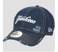 New-Era Schirmmütze DENIM DISTRESS 9TWENTY® NEW YORK YANKEES in Blau Einheitsgrösse