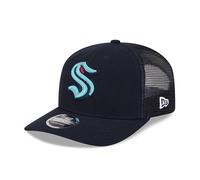 New Era Seattle Kraken 9Seventy Stretch-Snap NHL Trucker Cap Navy - One-Size