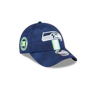 New Era Seattle Seahawks NFL 2024 Sideline Blau Verstellbare 9Forty Stretch Snapback Cap - One-Size
