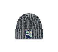 New Era Seattle Seahawks NFL Salute to Service 2023 Black Cuff Knit Beanie - One-Size