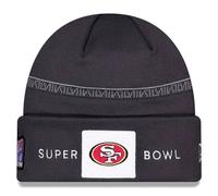 NEW ERA SF 49ers Super Bowl LVIII Cuff Knit Beanie - dunkelgrau