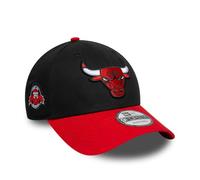 New Era Kappe 9FORTY NBA Side Patch Chicago Bulls verstellbar Schwarz/Rot/Weiß OneSize
