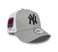 New Era Side Patch Trucker Adjustable Cap NY Yankees Grau, Size:OneSize
