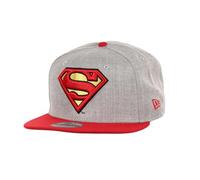 New Era Superman DC Two Tone Grau Rot Verstellbare 9Fifty Snapback Cap - One-Size