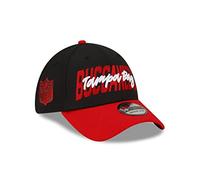 New Era Tampa Bay Buccaneers 2022 NFL Draft Black Red 39Thirty Stretch Cap - M - L