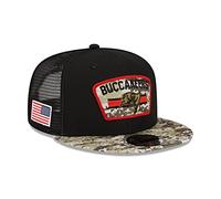 New Era Tampa Bay Buccaneers NFL On Field 2021 Salute to Service Black 9Fifty Kids Snapback Cap - Youth