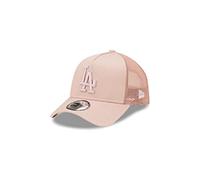 New Era Team Logo Los Angeles Dodgers MLB Baseball Rosa 9Forty A-Frame Adjustable Trucker Cap - Child