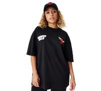 New Era - Team NBA Graphic Oversized Tee, Schwarz schwarz - Gr. - L