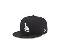 New Era Team Side Patch 59Fifty Los Angeles Dodgers Fitted Cap in Gr. 7_34_615_CM in Schwarz