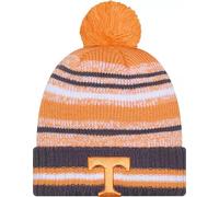 New Era Tennessee Volunteers Onfield Sport Strickmütze mit Bündchen und Bommel, NCAA Cheer Cuff Strickmütze, Orange