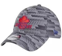 New Era Texas Rangers Clubhouse Batting Practice Herren 39Thirty Flex Hat - MLB Stretch Fit graue Kappe (L/XL)