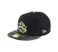 New Era Texas Rangers MLB Two Tone Black Woodland Camo 59Fifty Basecap - 7 3/8-59cm (L)